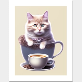 Cup of Kitty Posters and Art